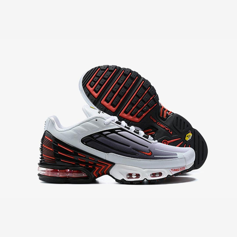 Nike Air Max Plus TN3 - Branco Vermelho Prata