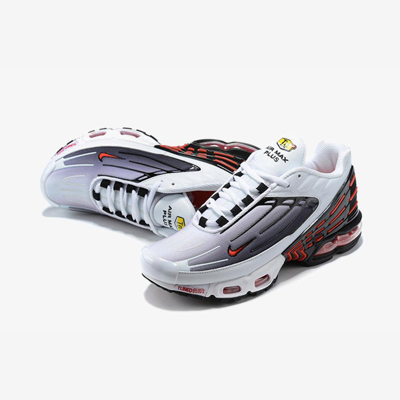 Nike Air Max Plus TN3 - Branco Vermelho Prata