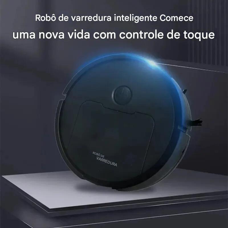 Mini robô inteligente varredor doméstico