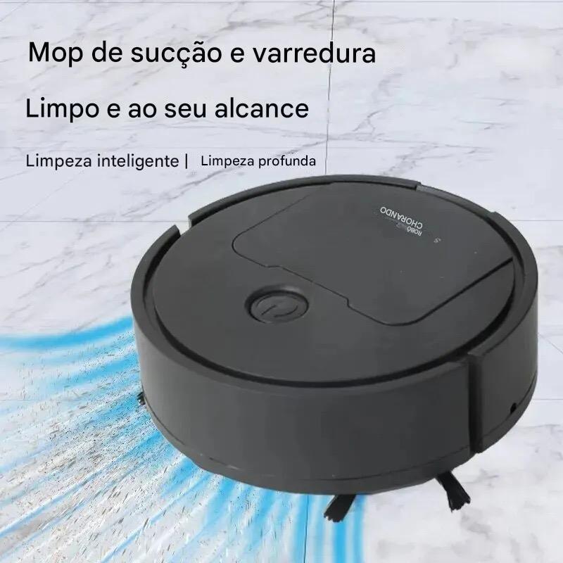 Mini robô inteligente varredor doméstico